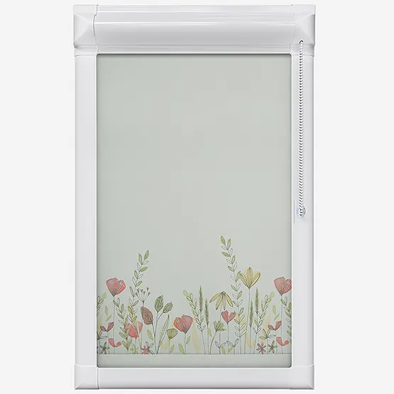 Wild Garden Poppy Perfect Fit Roller Blind