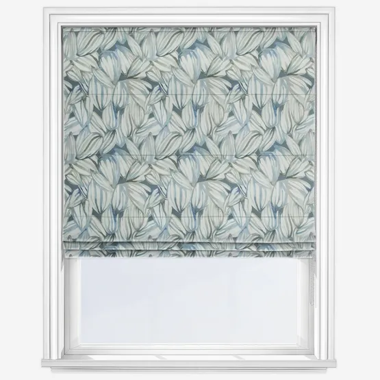 Voyage Topia Cobalt Roman Blind