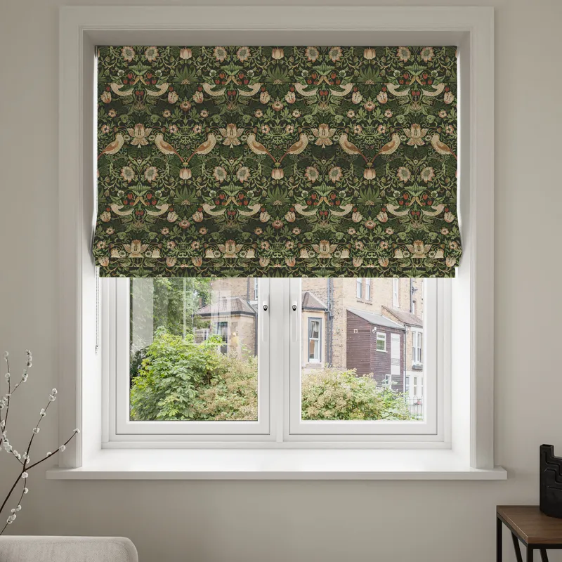 William Morris At Home Strawberry Thief Velvet Nettle Blinds Uk