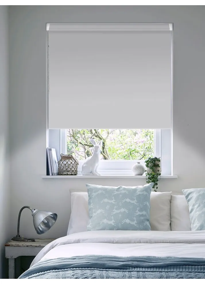 Magnetic Grey Blackout Grip Fit® No Drill Roller Blind