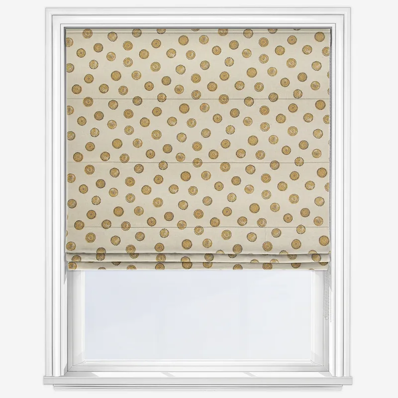 Daisy Honey Roman Blind