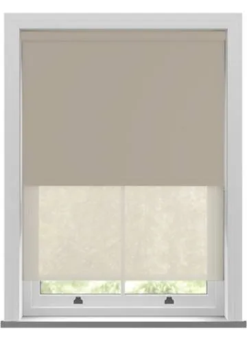 Como Balance And Nico Beige Double Roller Blind