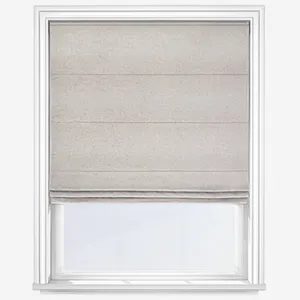 Boucle Royale Ivory Roman Blind
