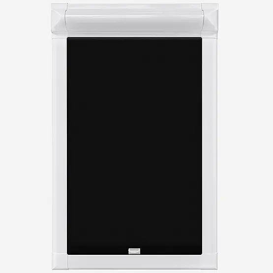 Aqualush Black Perfect Fit Roller Blind