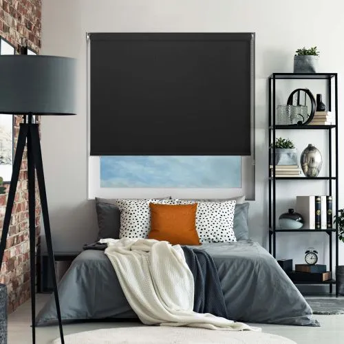 Bedtime Black Roller Blind