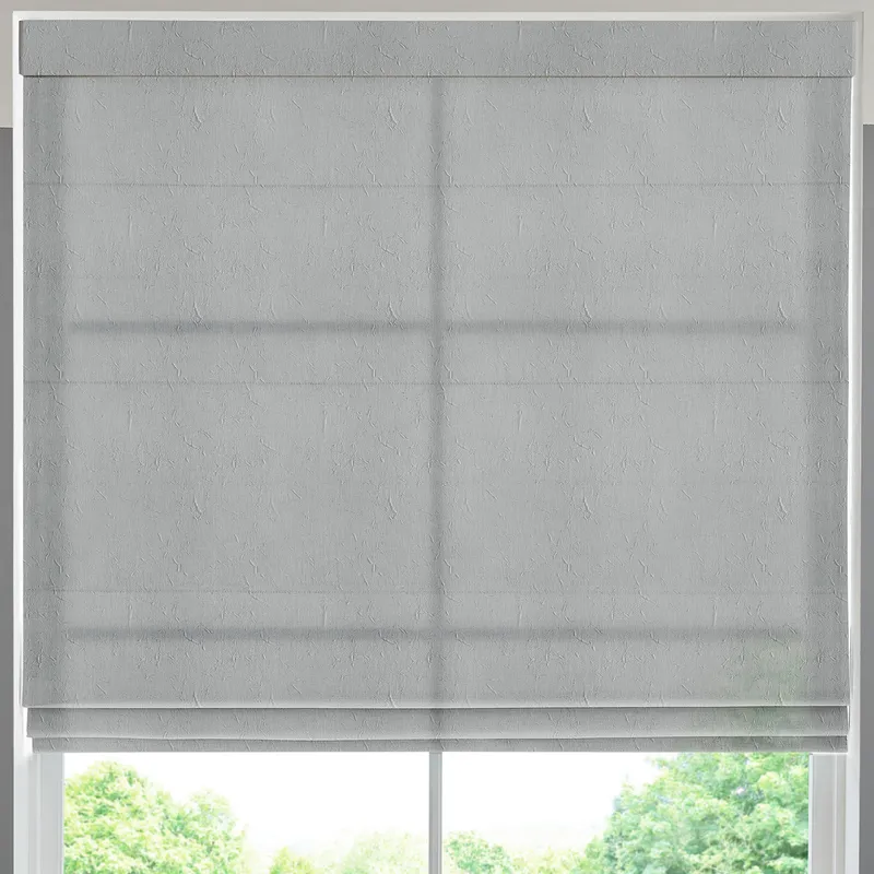 Eloise Sheer Voile Made To Measure Roman Blind Sky
