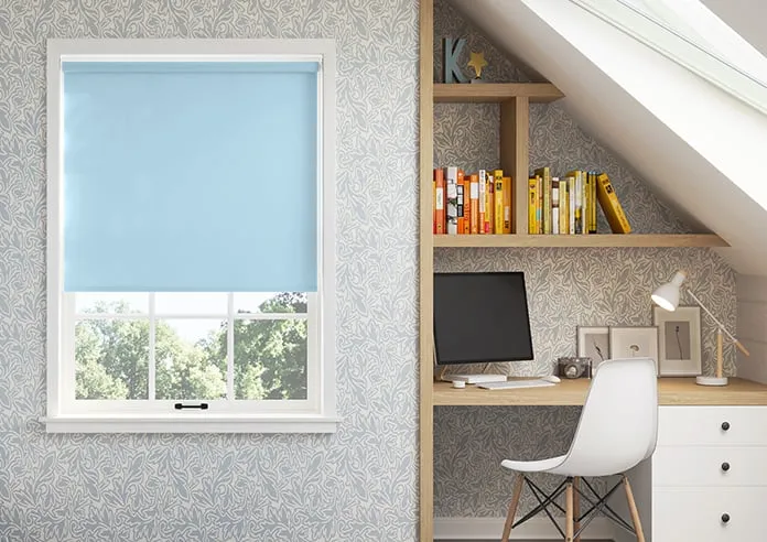 Trapani Baby Blue - Roller Blind