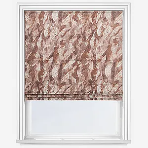 Varini Woodrose Roman Blind