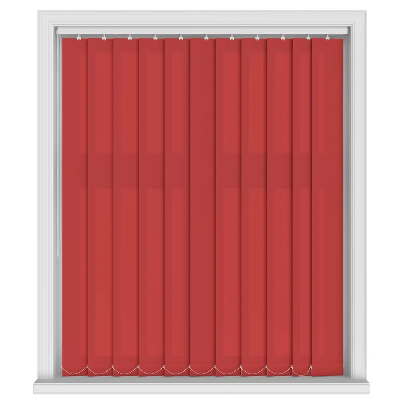 Unicolour Red 127mm Blinds Uk