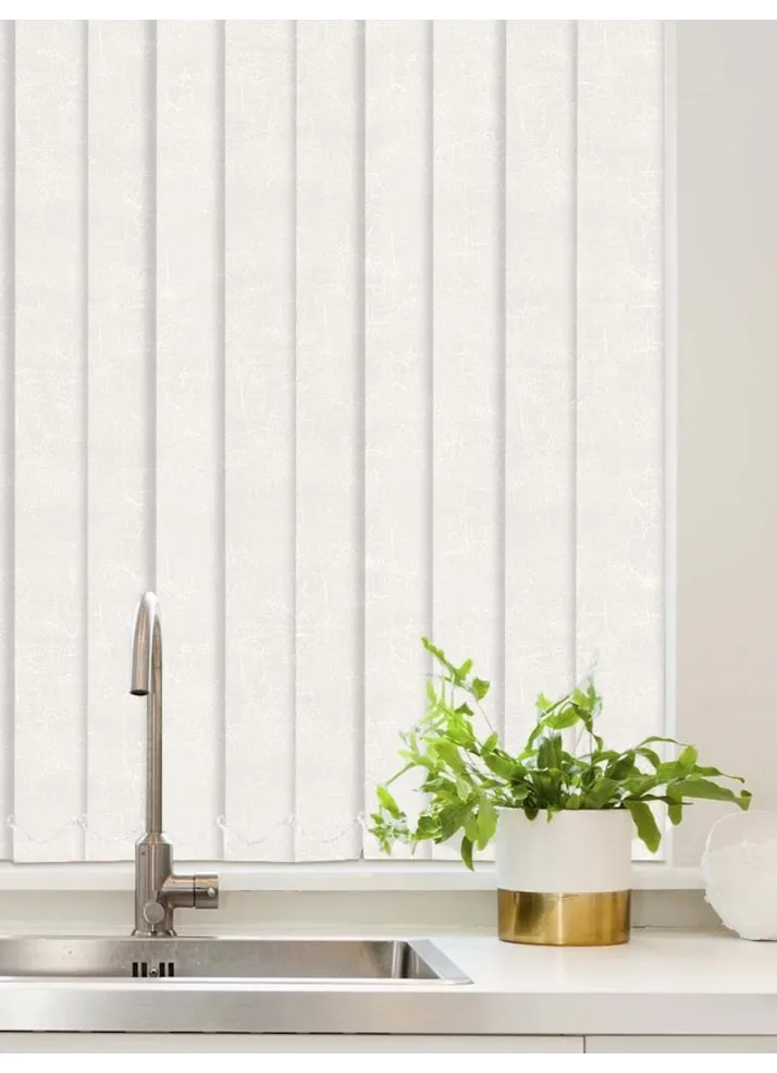 Cosmic White Waterproof 89mm Vertical Blind