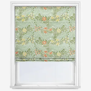 William Morris At Home Larkspur Nettle Roman Blind