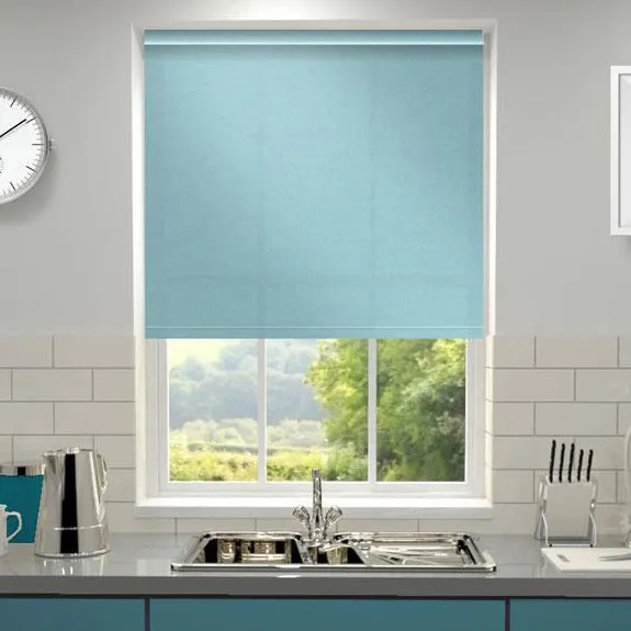 Kensington Plain Made To Measure Roller Blind Tiffany