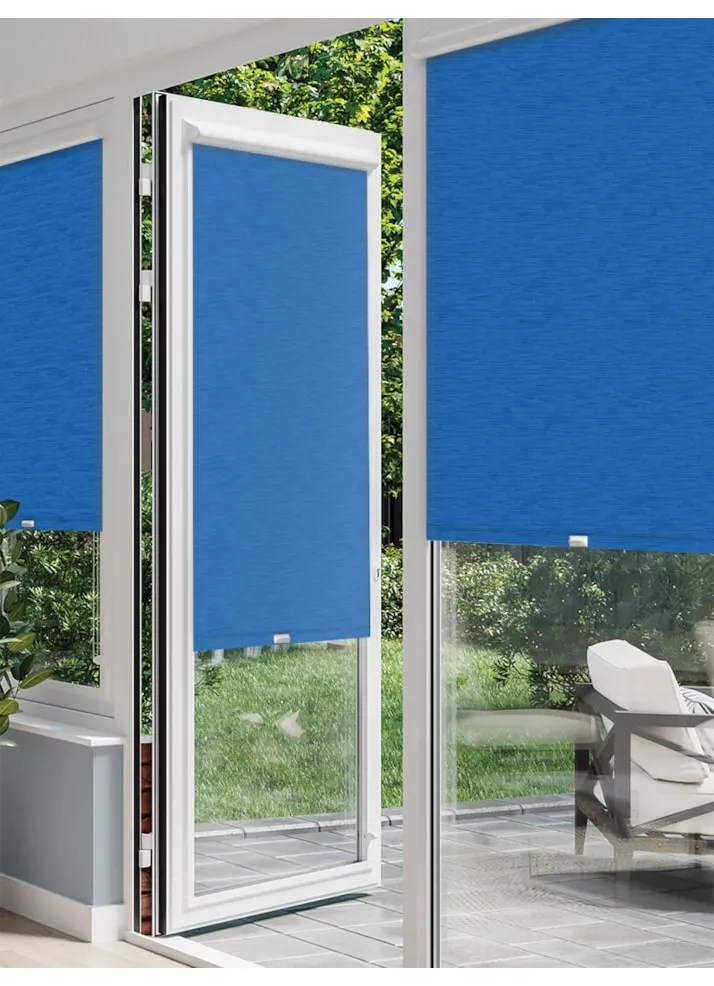 New York Marine Blue Perfect Fit® Roller Blind