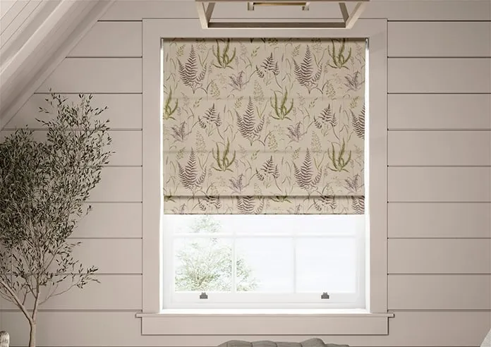 Botanica Heather - Roman Blind