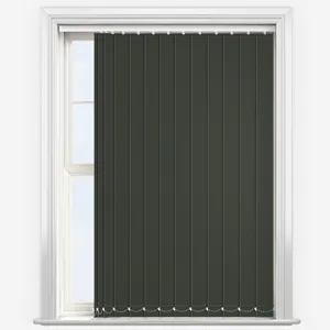 Deluxe Plain Shadow Grey Vertical Blind