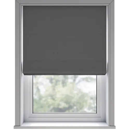 Saskia Velour Deluxe Roman Blinds