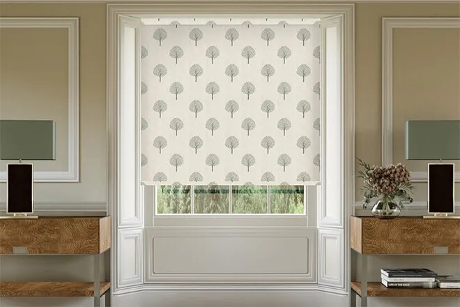 Emily Bond Yew Tree Fern - Designer Roller Blind