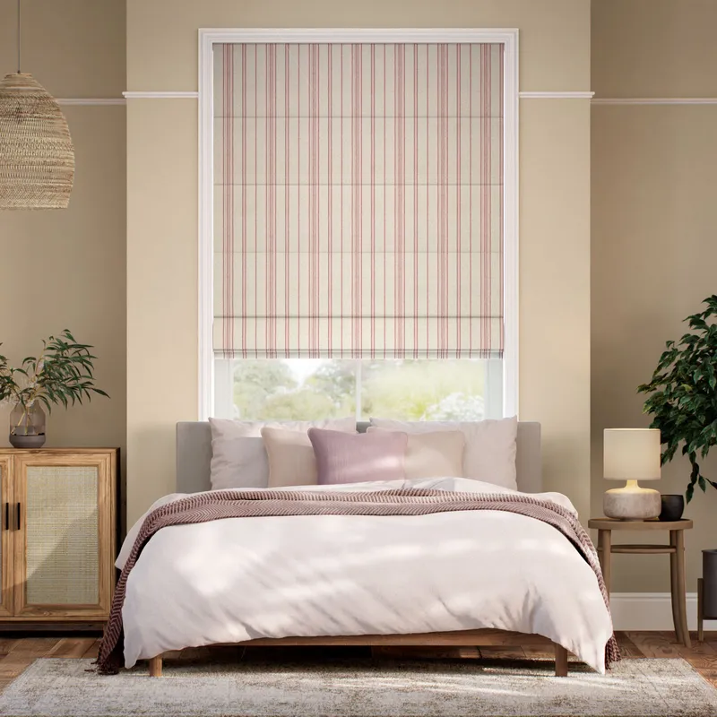 Taylor Berry Stripe Roman Blind