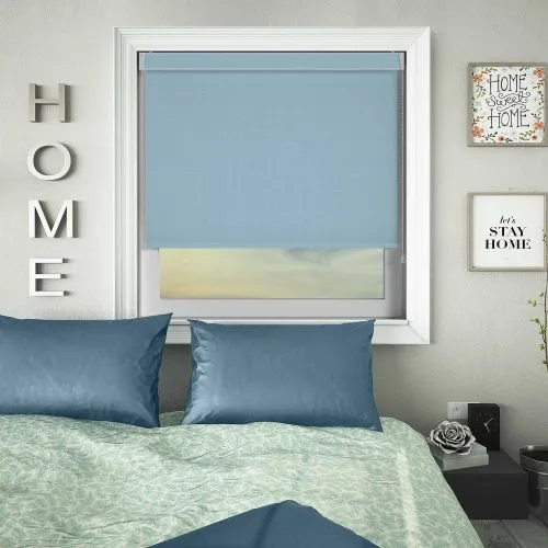 Bedtime Sky Blue Pelmet Roller Blind