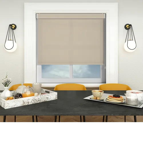 Origin Beige Pelmet Roller Blind