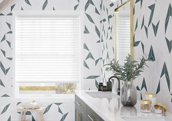 Ecowood Pure White Fine Grain - Venetian Blind