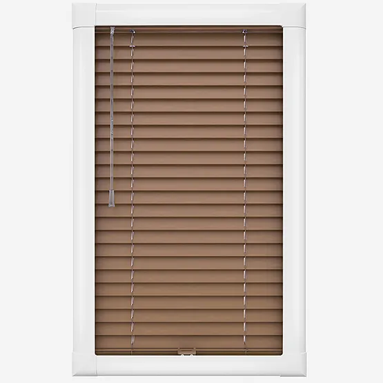 Precies Tawny Wooden Venetian Blind