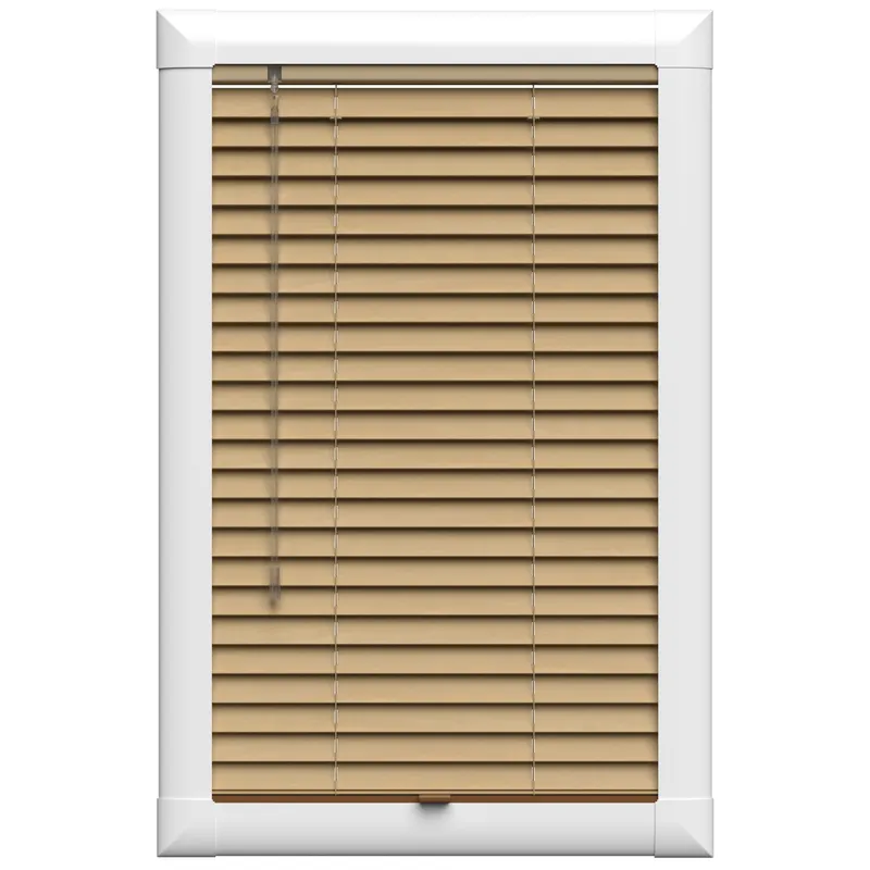 American Oak Perfect Fit Uk - Wooden Blinds