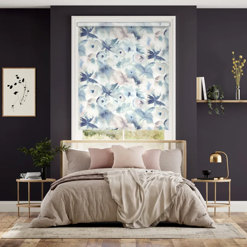 Flores Moonlight Roller Blind