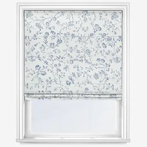 Laura Ashley Aria Seaspray Blue Roman Blind