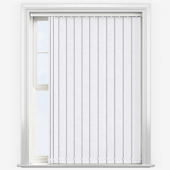 Deluxe Plain White Vertical Blind