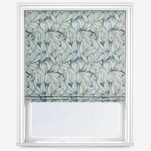 Voyage Topia Cobalt Roman Blind
