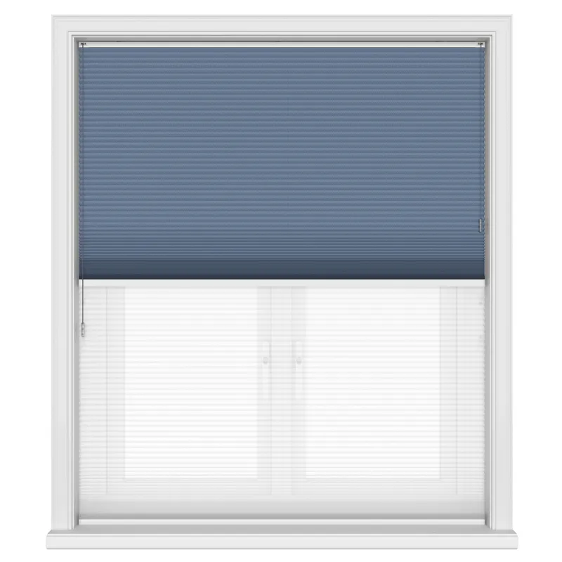 Blenheim Blockout Indigo Day & Night Blinds Uk