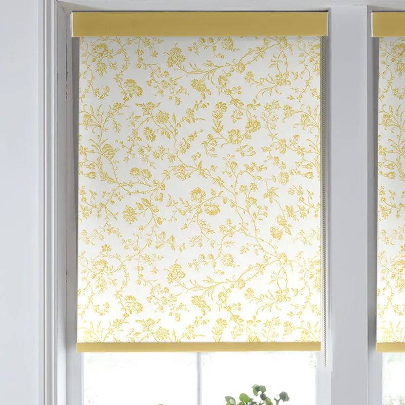 Laura Ashley Aria Made To Measure Blackout Roller Blind Ochre