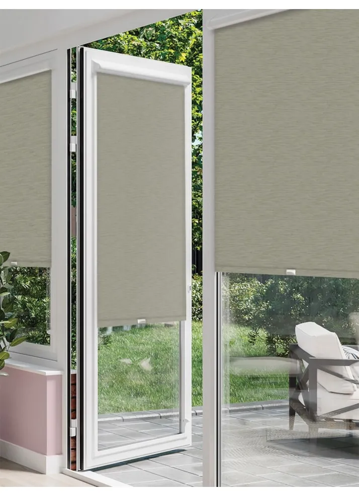 New York Green Grey Perfect Fit® Roller Blind
