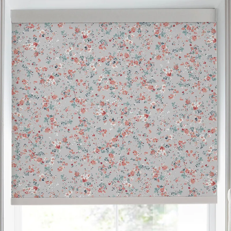 Laura Ashley Blossoms Translucent Made To Measure Roller Blind Coral