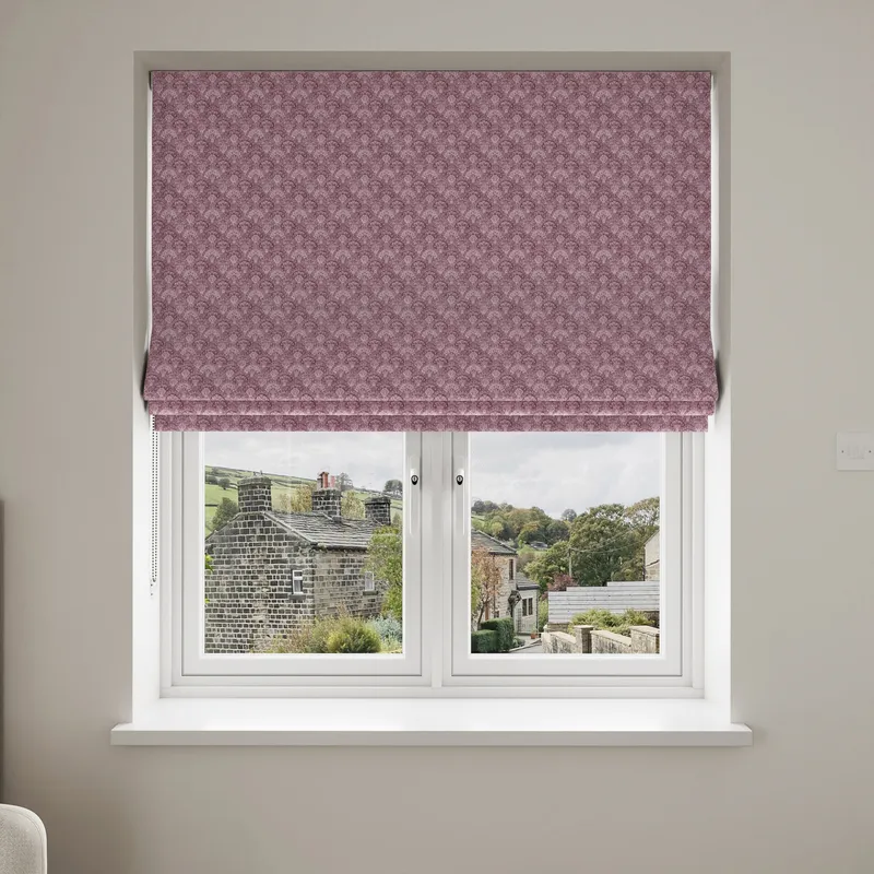 Laura Ashley Musica Velvet Dark Ruby Blinds Uk