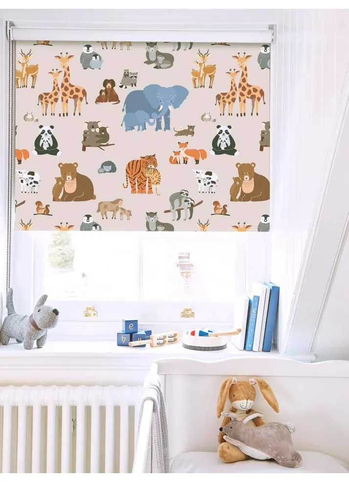 Animal Babies Childrens Roller Blind