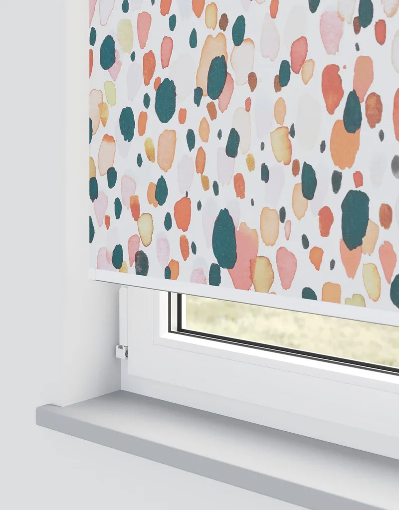 Vinnie Ginger Electrical Roller Blind
