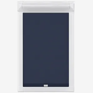 Deluxe Plain Indigo Perfect Fit Roller Blind