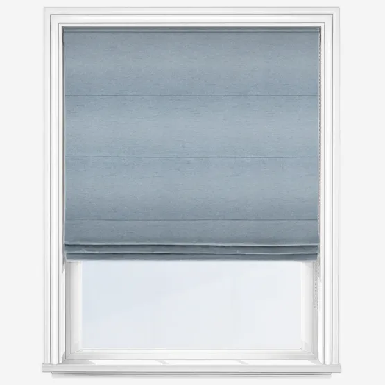 Touched By Design Luxe Faux Silk Sky Roman Blind