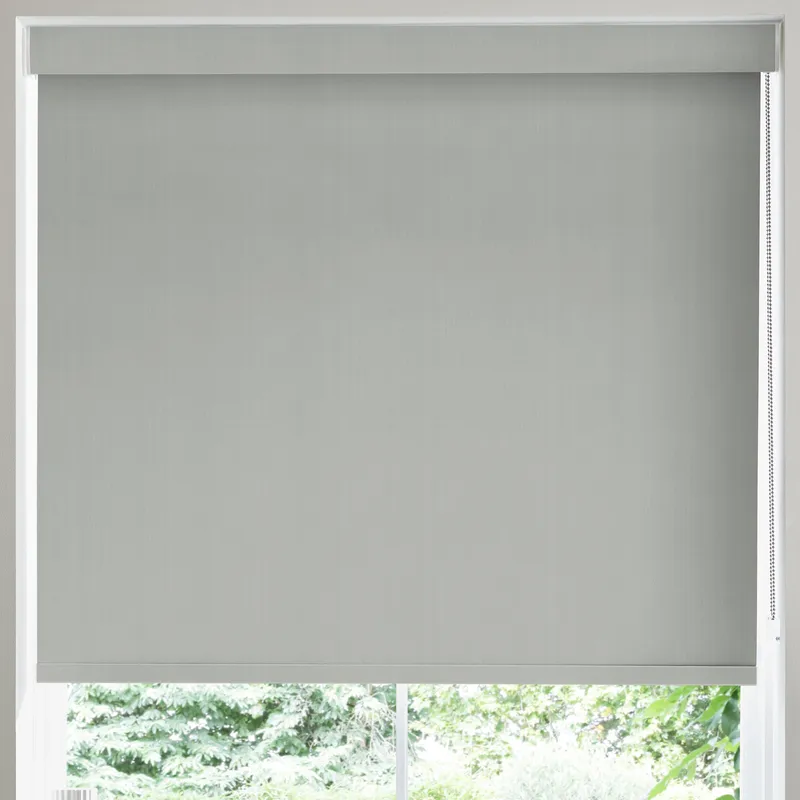 Ludo Made To Measure Blackout Roller Blind Light Grey