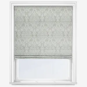 Classic Damask Dove Roman Blind