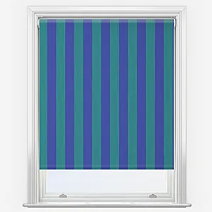 Sonova Studio Whitby Stripe Midnight Green Roller Blind