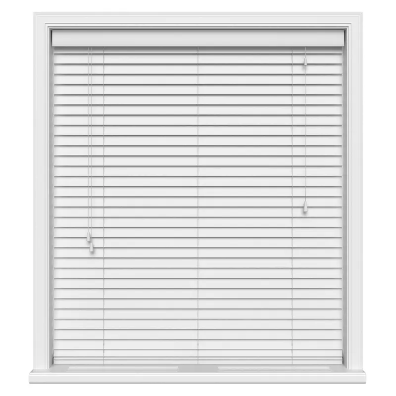 Pure White Real Wood Blinds Uk