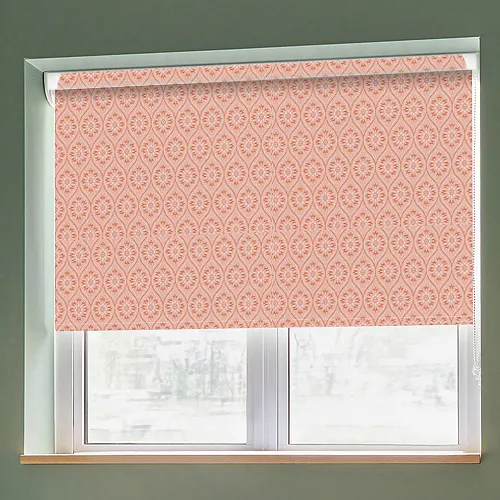 Paige Tangerine Grip Fit Roller Blinds