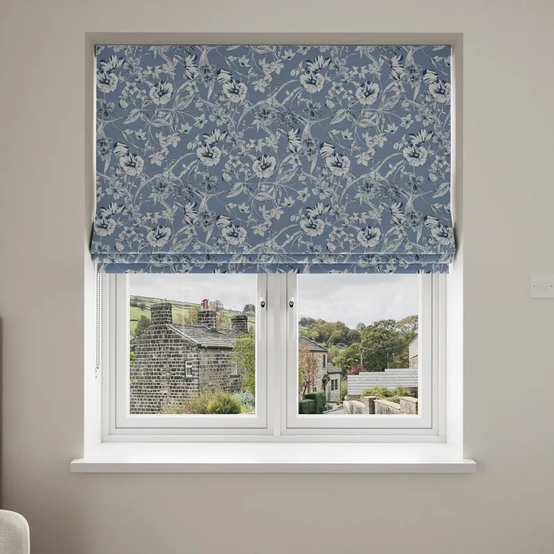 Laura Ashley Summerhill Midnight Navy Blinds Uk