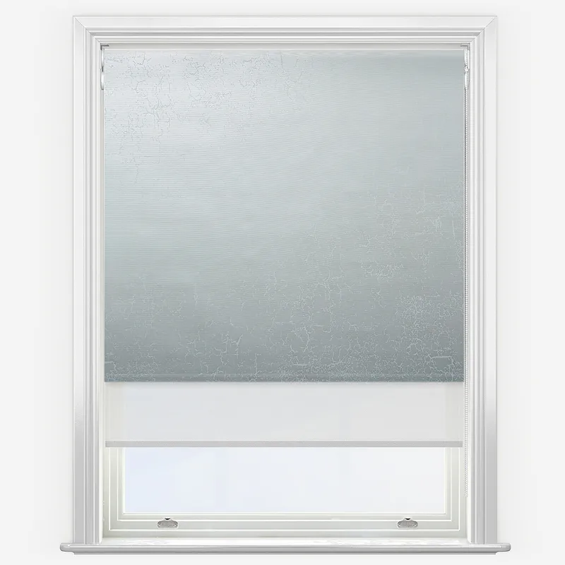 Double Roller Lahore White & White Double Roller Blind