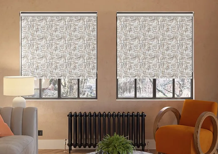 Meander Beige - Roller Blind