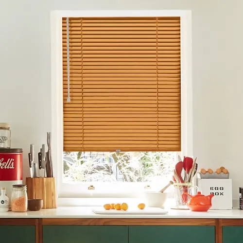 Soft Orange Perfect Fit Venetian Blinds