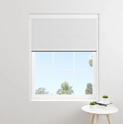Chevron White Xl Blocout Blind